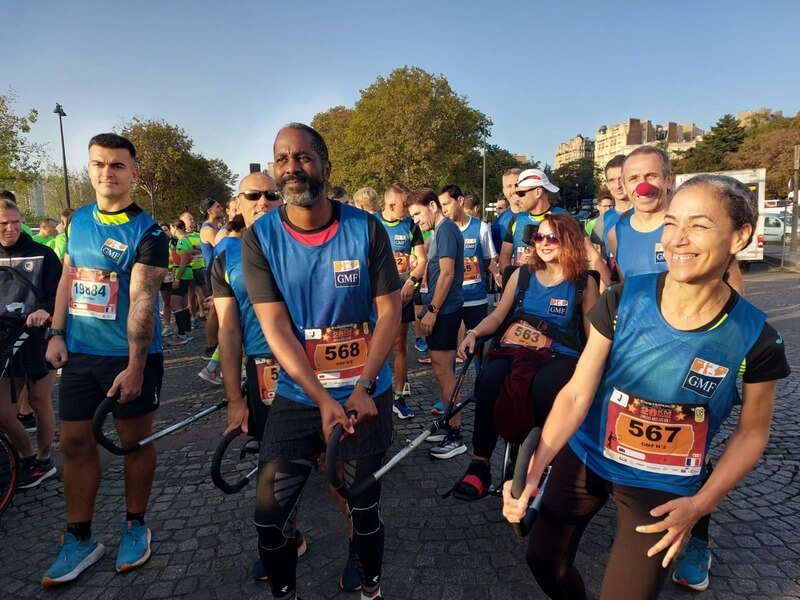 Des Joëlette sur le 20km de Paris