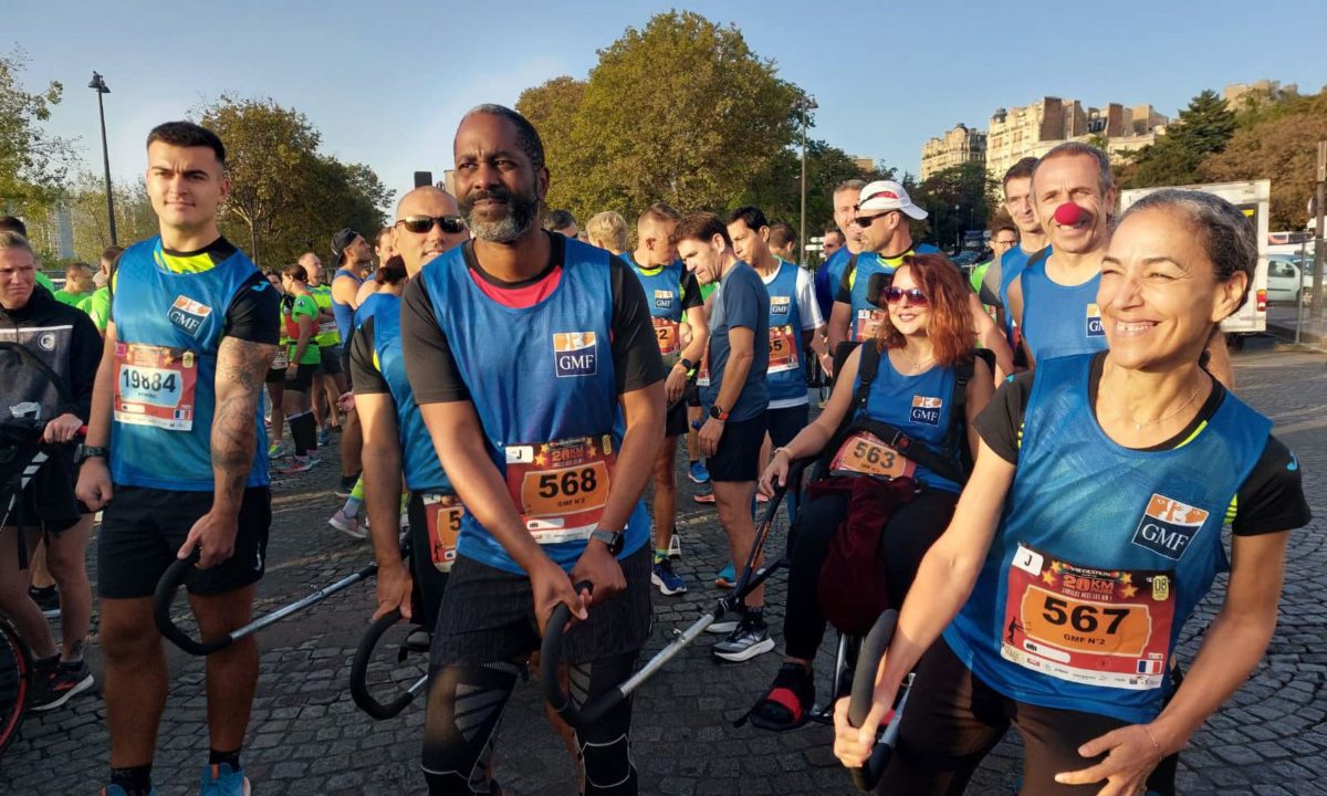 Joëlette’s teams on the 20km of Paris